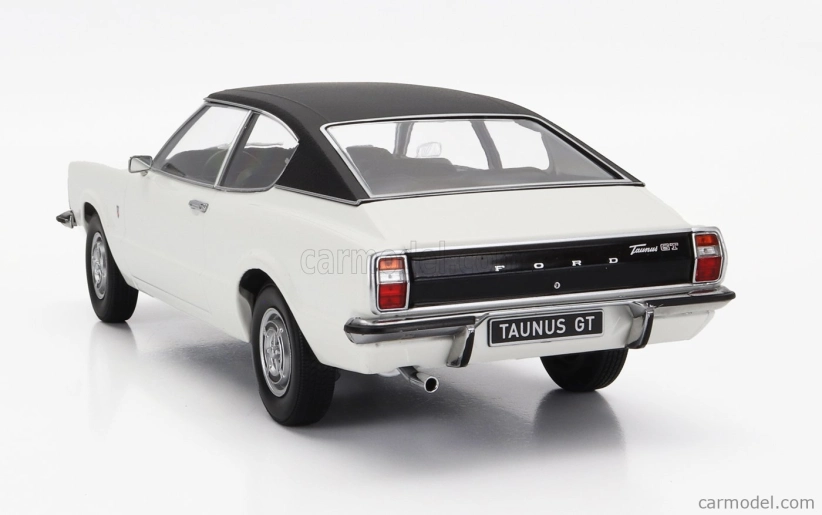 Kk-scale Ford england Taunus Gt Coupe 1971 1:18 White Black