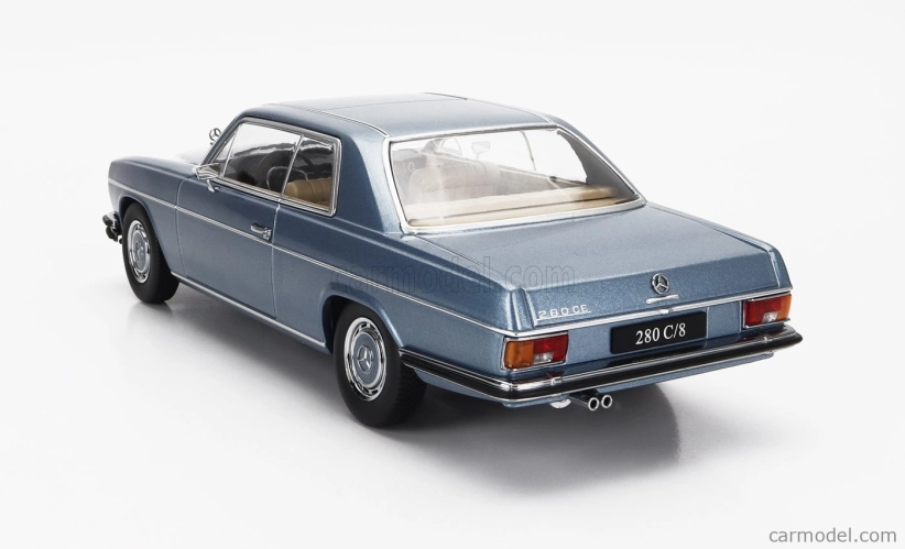 Kk-scale Mercedes benz 280c/8 (w114) Coupe 1969 1:18 Light Blue Met