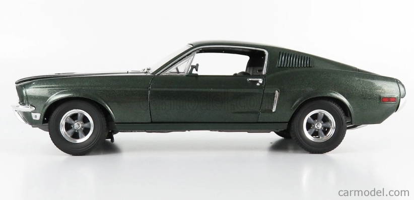 Greenlight Ford usa Mustang Gt390 Coupe 1968 - Bullit - Steve Mcqueen 1:18 Tmavo zelená Highland