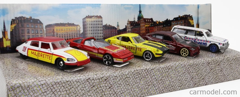 Majorette Alfa romeo Set Assortment 5 Cars Pieces - 60th Anniversary 1:64 Různé
