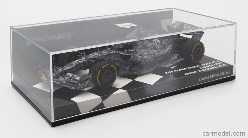 Minichamps Alfa romeo F1 C42 Team Orlen Racing N 24 Test Barcelona 2022 Guanyu Zhou 1:43 Bílá