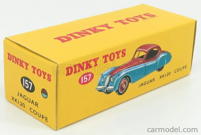 Edicola Jaguar Xk120 Coupe 1948 1:43 červená svetlomodrá