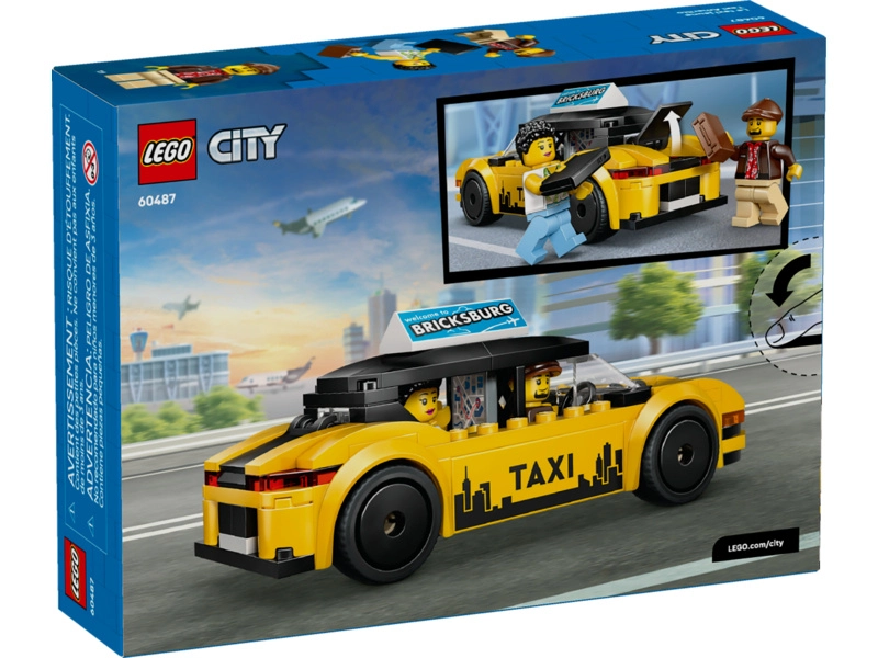 LEGO City - Žltý taxík