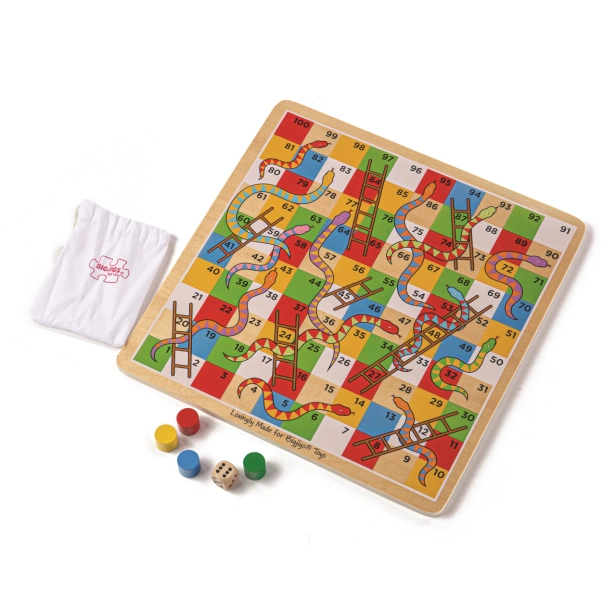 Bigjigs Toys Hady a rebríky 2 - poškodený obal