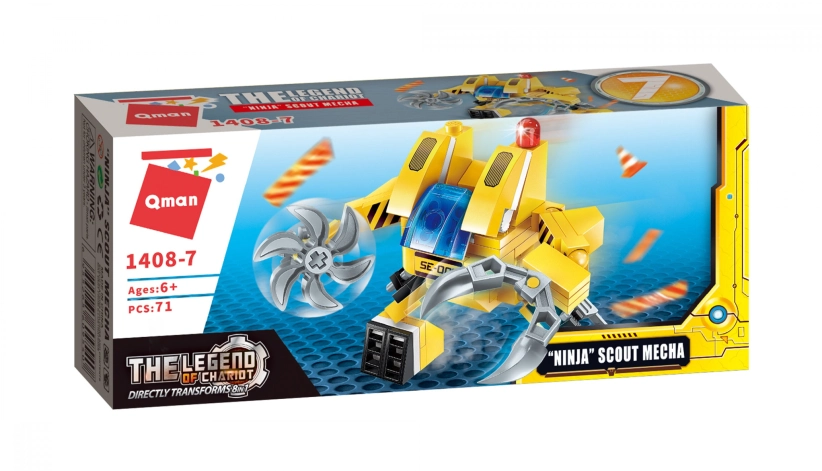 Qman Legenda o vozni 1408-7 Robot Ninja