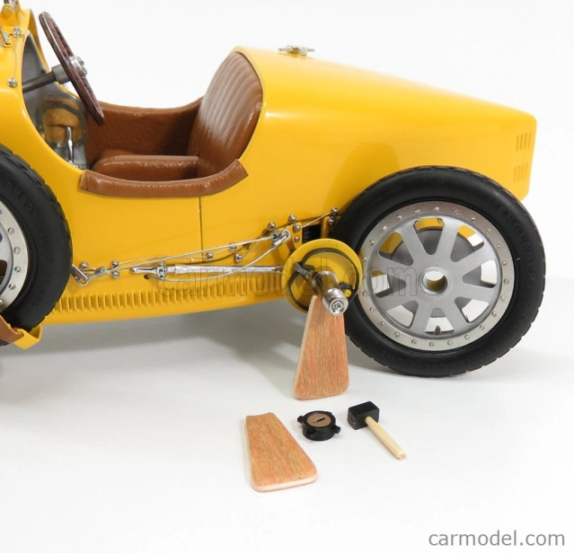 Cmc Bugatti T35 N 58 With Driver Figure 1924 1:18 Žlutá