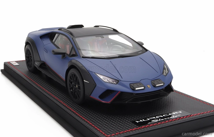 Mr-models Lamborghini Huracan Sterrato 2022 - Con Vetrina - S vitrínou 1:18 Blu Grifo - Matná modrá