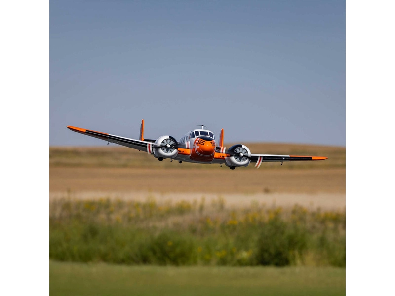 E-flite Beechcraft D18/RC-45J 1.5m BNF Basic AS3X+ SAFE Select