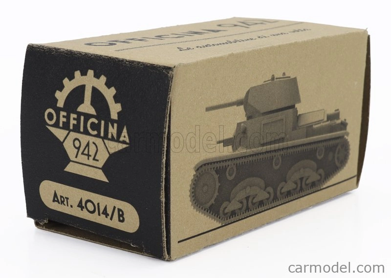 Officina-942 Fiat Ansaldo Tank M13/40 Carro Armato 1940 1:76 Vojenská Zelená