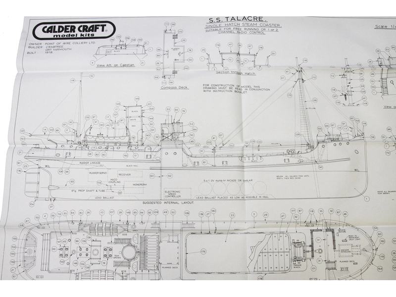 CALDERCRAFT S.S. Talacre 1:48 kit