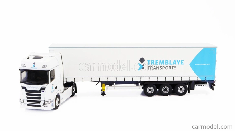 Eligor Scania S500 Truck Telonato Tremblaye Transports 2020 1:43 Biela