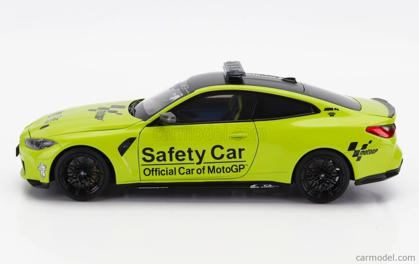 Minichamps BMW 4-series M4 Coupe (g82) Safety Car Motogp Season 2020 1:18 Žlutá