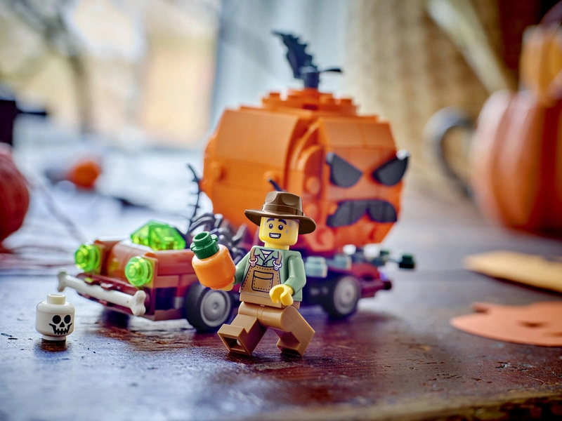 LEGO - Pick-up s halloweenskými dýněmi