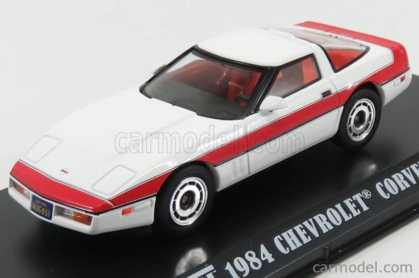 Greenlight Chevrolet Corvette C4 The A-team 1984 1:43 Biela červená