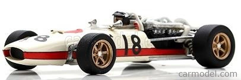 Spark-model Honda F1 Ra273 N 18 Italy Gp 1966 Richie Ginther 1:43 Biela červená