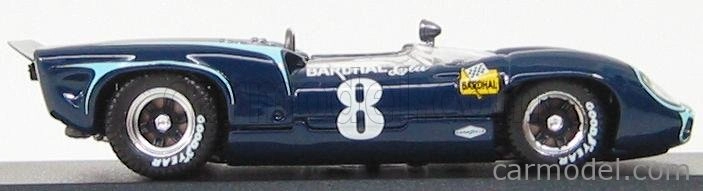 Najlepší model Lola T70 Spider N 8 Watkins-glen 1966 J.grant 1:43 Tmavomodrá