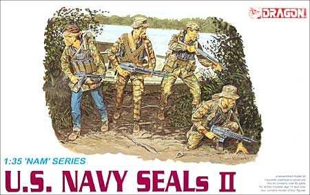 Model Kit figúrky 3316 - U.S. NAVY SEALs II (1:35)