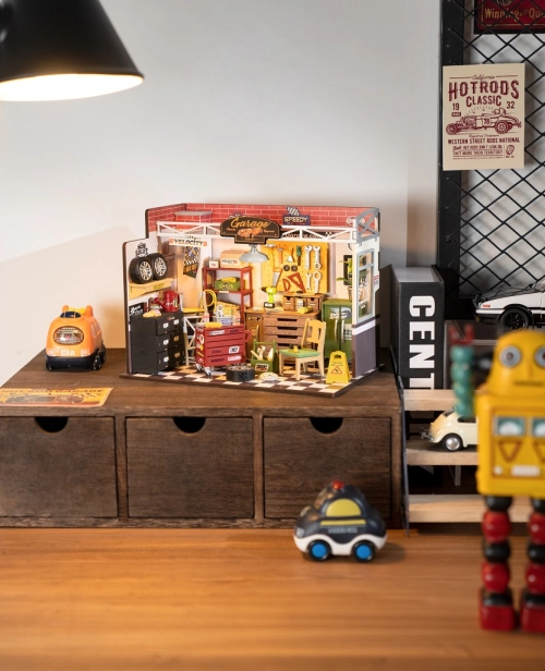 RoboTime miniatura domečku Garáž