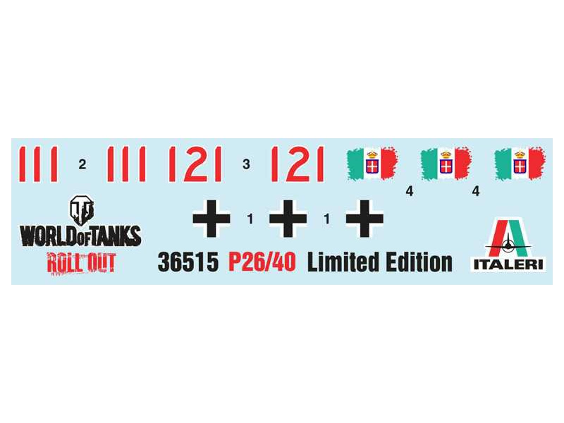 Talianeri World of Tanks P26/40 limitovaná edícia (1:35)