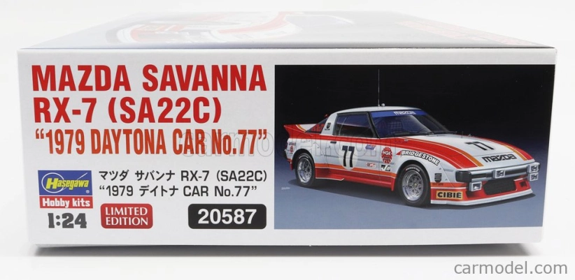 Hasegawa Mazda Savanna Rx-7 (sa22c) N 77 Daytona 1979 1:24 /