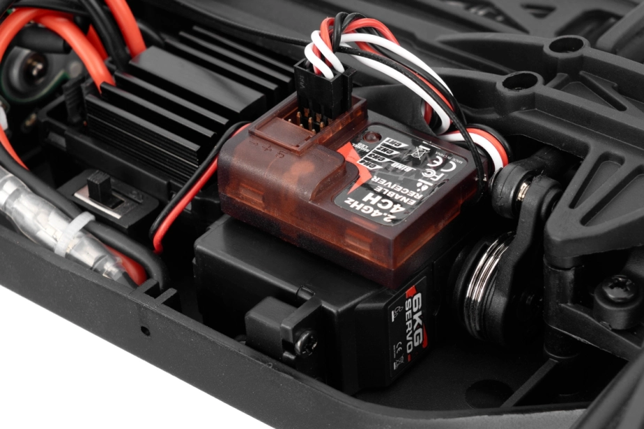HiMOTO 1:10 Rally X 2,4 GHz RTR set, červená