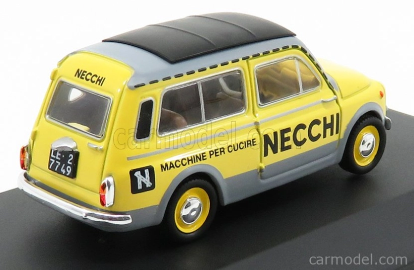 Edicola Fiat 500 Giardiniera - Necchi 1960 1:43 Žlutá Šedá