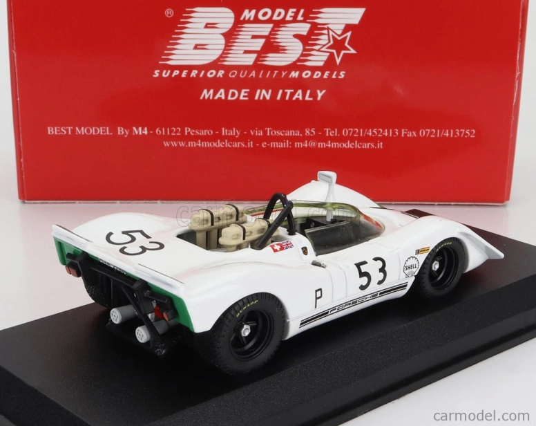 Best-model Porsche 908/2 Spider N 53 1:43, bílá