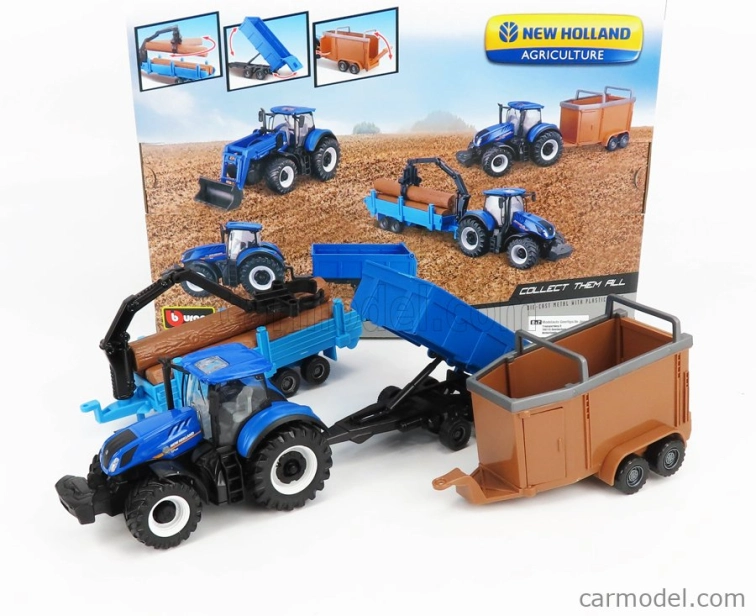 Bburago New Holland T7.315 s doplňky (dárkové balení)