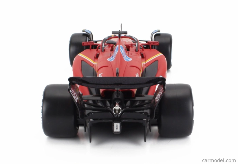 Bburago Ferrari F1 Sf-24 Team Scuderia Ferrari N 16 Winner Italy Monza Gp 2024 Charles Leclerc – Con Vetrina – With Showcase 1:18 červená biela čierna