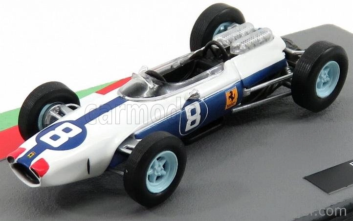 Edicola Ferrari F1 512 Team N.a.r.t. N 8 Mexico Gp 1964 Lorenzo Bandini 1:43 Biela modrá
