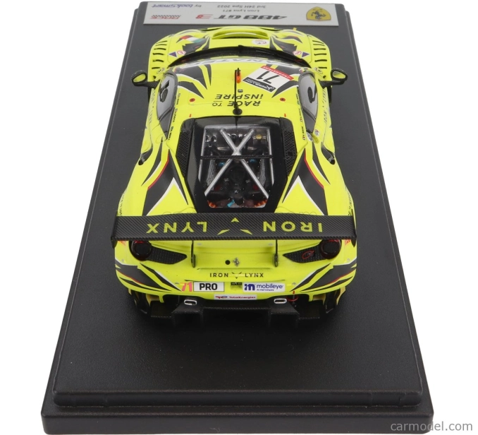 Looksmart Ferrari 488 Gt3 Evo 3.9l Turbo V8 Team Iron Lynx N 71 1:43, žlutá