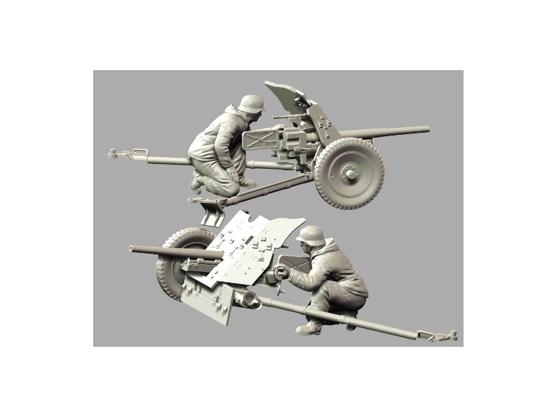 Zvezda figúrky – PAK-36 s posádkou (1:35)