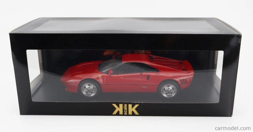 Kk-scale Ferrari 288 Gto 1984 (black Red Interior) 1:18 Red