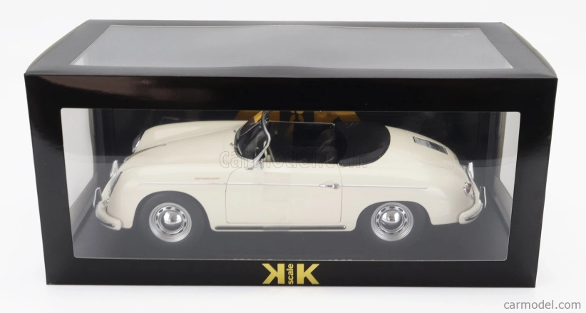 Porsche 356a Speedster 1955 v mierke 1:12 biely