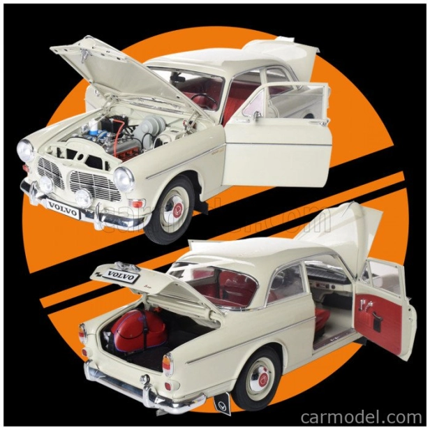 Ixo-models Volvo 122s Amazon 1965 - With Light & Sound Effects 1:8 Ivory