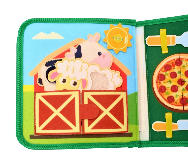 2Kids Toys Senzorická busy kniha Farma