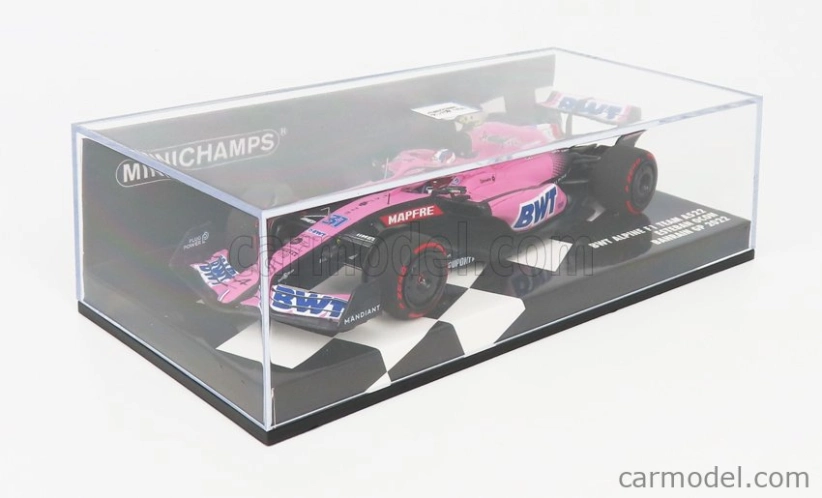 Minichamps Renault F1 A522 Team Alpine Bwt N 31 Bahrain Gp 2022 Esteban Ocon 1:43 Ružová Modrá