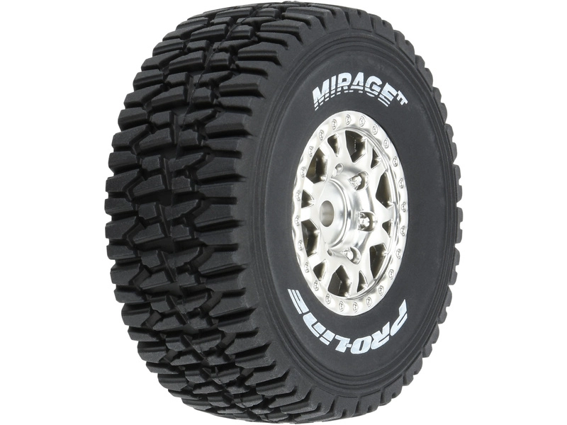 Pro-Line kolo 1:16, pneu Mirage TT, disk stříbrný 12mm (4): Mojave Grom
