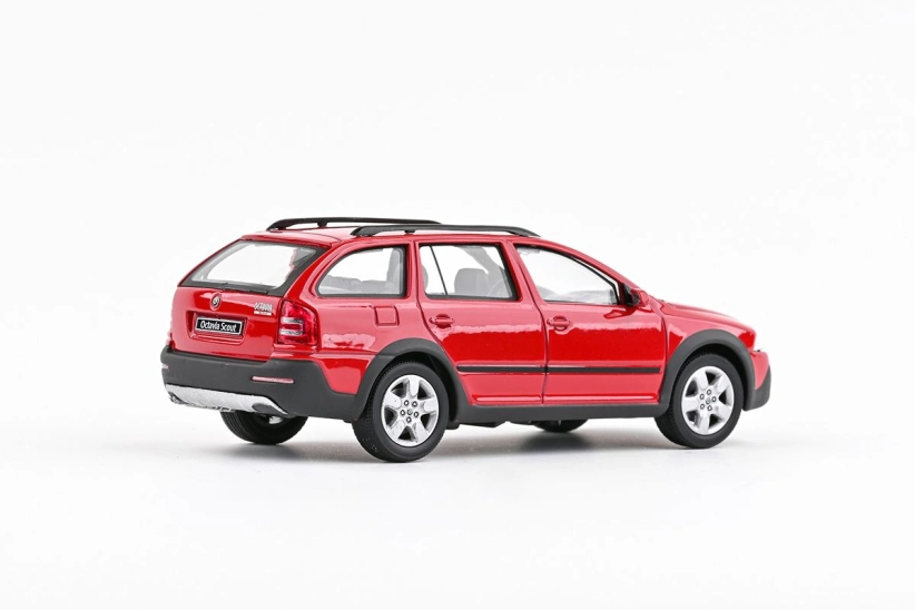 Abrex Škoda Octavia II Combi Scout (2007) 1:43 - červená Corrida