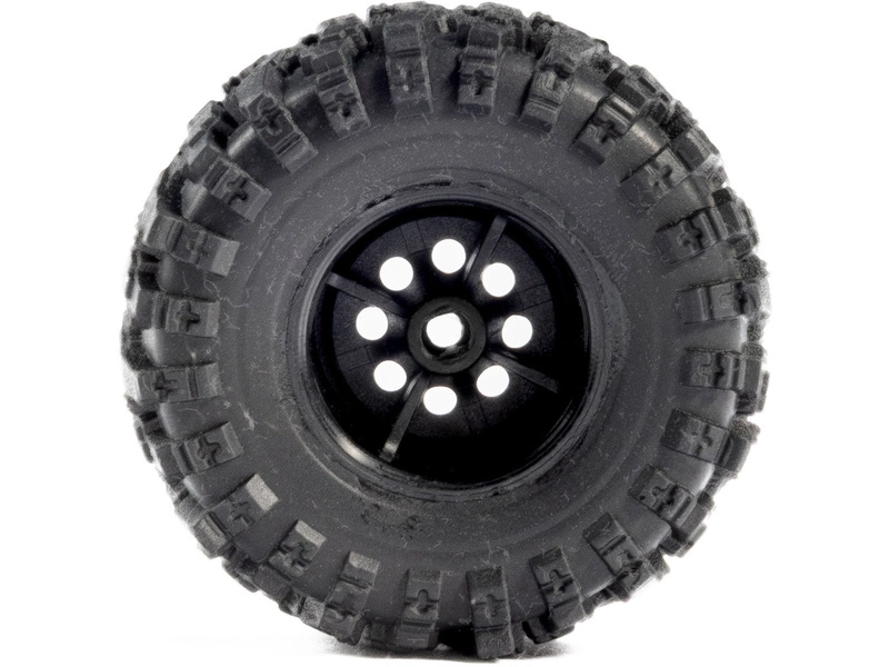 Pro-Line kolo 1:30 s pneu Baja Pro X, disk chromový (4): Axial SCX30