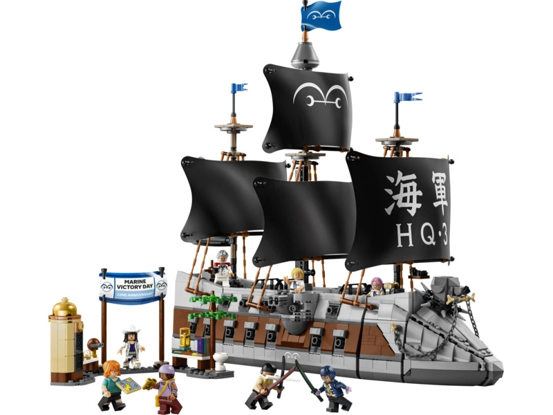 LEGO ONE PIECE - Garpova námořní válečná loď