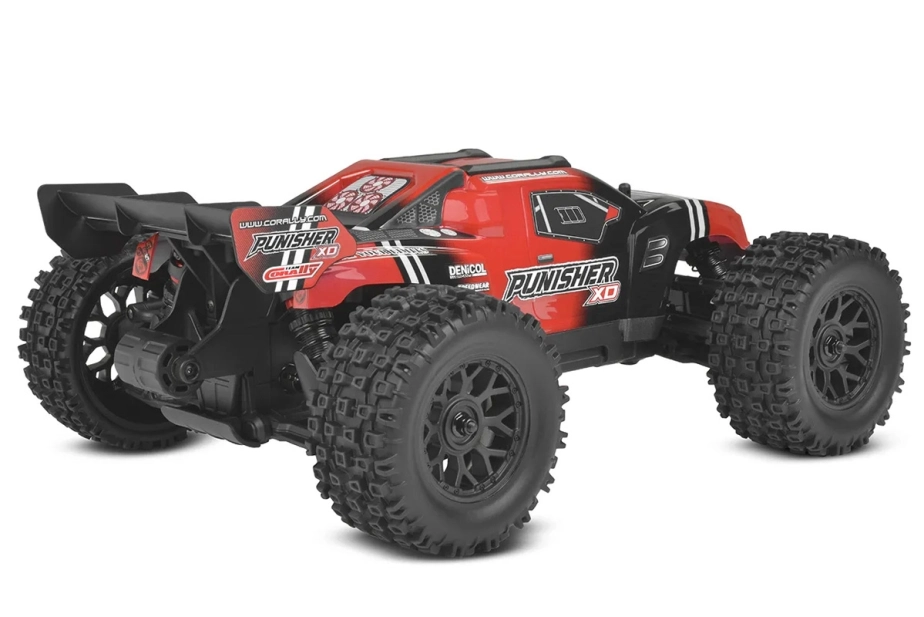 PUNISHER XD - RTR - Brushed 2S - Červená