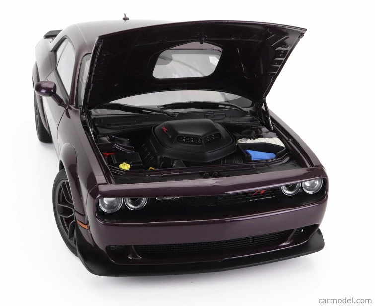 Autoart Dodge Challenger R/t Scat Pack Widebody 2022 1:18 Hellraisin Purple