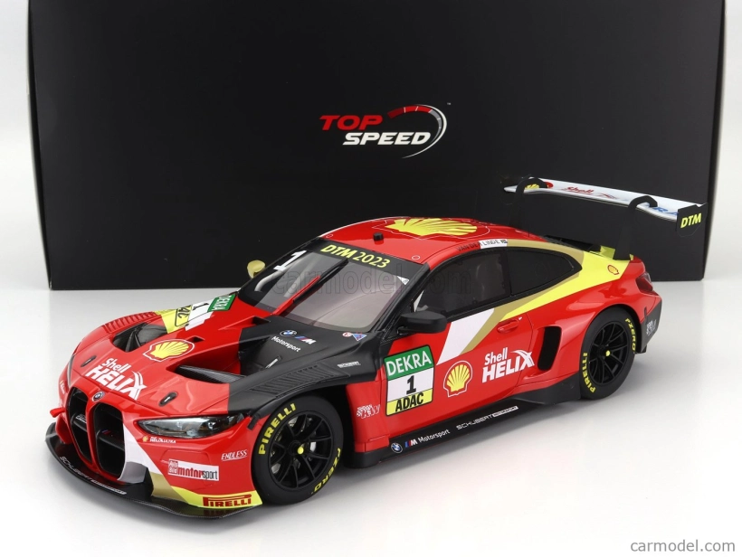 Truescale BMW radu 4 M4 Gt3 Team Schubert Motorsport N 1 Dtm Sezóna 2023 S.van Der Linde 1:18 Červená čierna
