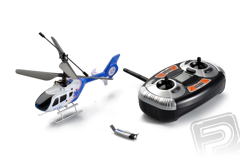 RC vrtuľník EC 135, bielo-modrý