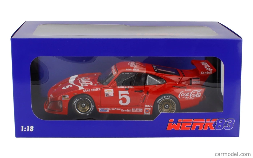 Werk83 Porsche 935 K3 Team Bob Akin Motor Racing Coca-cola N 5 2nd 24h Daytona 1981 Bob Akin - Craig Siebert - Derek Bell 1:18 Red