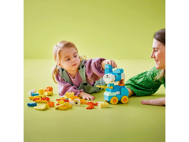LEGO DUPLO - 3 v 1: Zvieratká na kolieskach