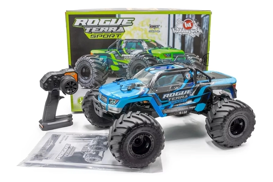 ROGUE TERRA SPORT RTR Brushless Monster Truck 4WD (15 kg servo), modrá