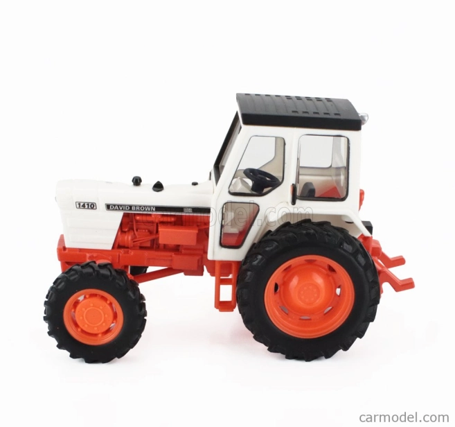 Britains David brown 1410 4wd Tractor 1960 1:32 White Orange