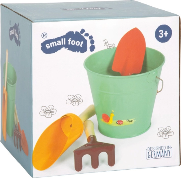 Súprava malého záhradného náradia s vedrom Tiny Garden